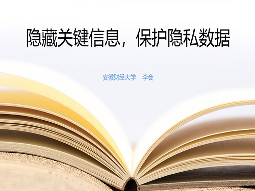 隐藏关键信息,保护隐私数据